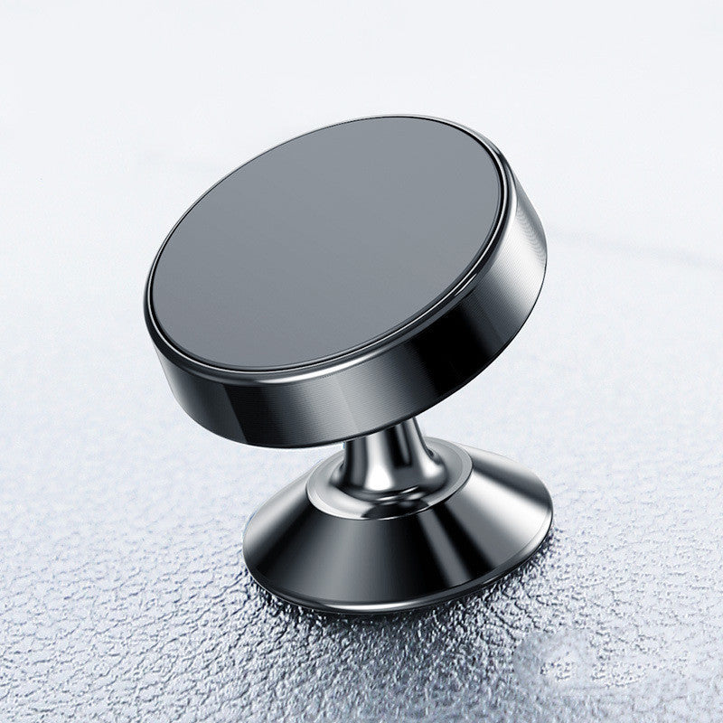 Premium Magnetic Car Phone Holder – Aluminum Alloy CD-Textured Mount