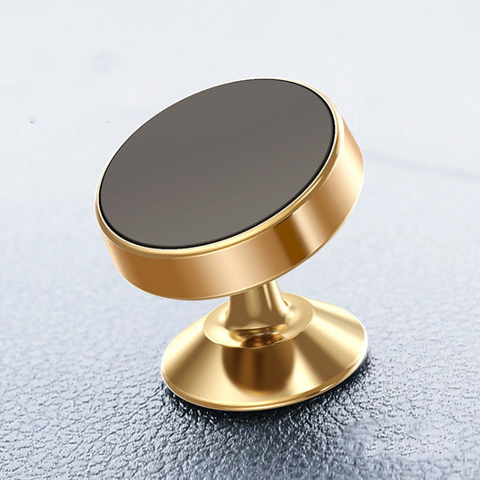 Premium Magnetic Car Phone Holder – Aluminum Alloy CD-Textured Mount