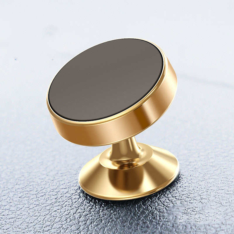 Premium Magnetic Car Phone Holder – Aluminum Alloy CD-Textured Mount