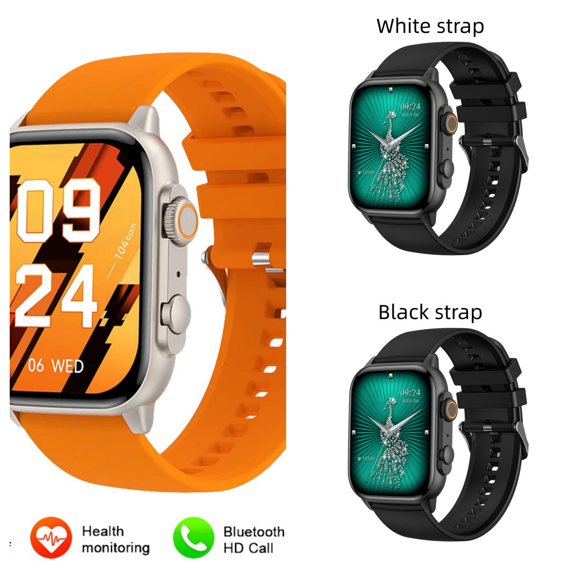 Multi-Function Bluetooth Smartwatch – Fitness Tracker & Call Capabilities