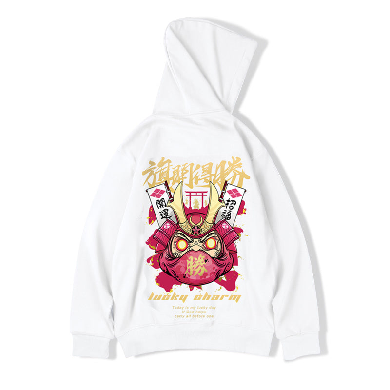 Trendy plus size Trendy Plus-Size Hooded Jacket - Cartoon Print Velvet Lounge Wear (Loose Fit)clothes