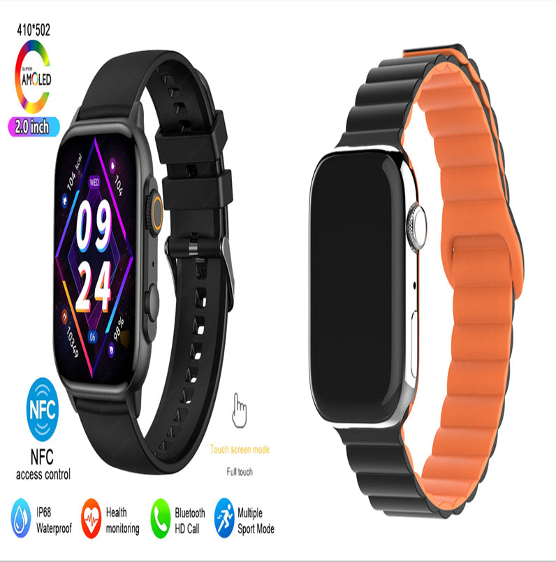 Multi-Function Bluetooth Smartwatch – Fitness Tracker & Call Capabilities