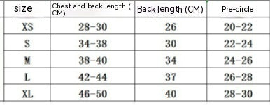 Gold Thread Pet Jacket - Trendy Polyester Dog Coat (5 Sizes)