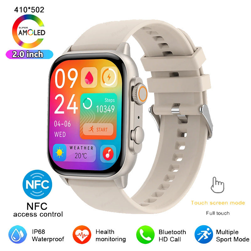Multi-Function Bluetooth Smartwatch – Fitness Tracker & Call Capabilities