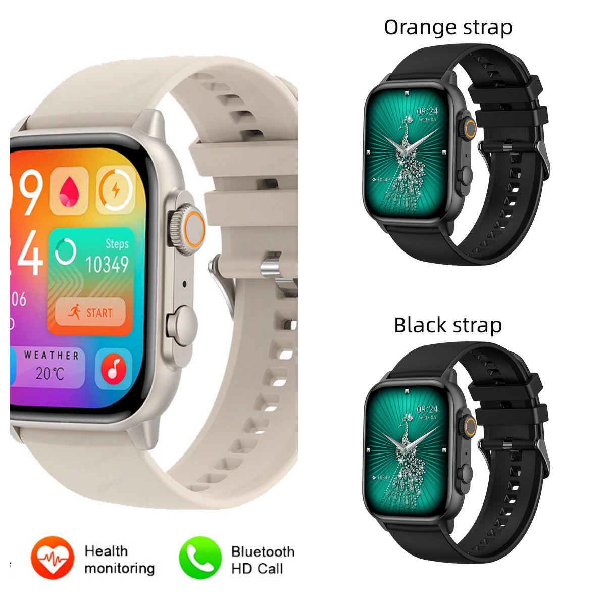 Multi-Function Bluetooth Smartwatch – Fitness Tracker & Call Capabilities
