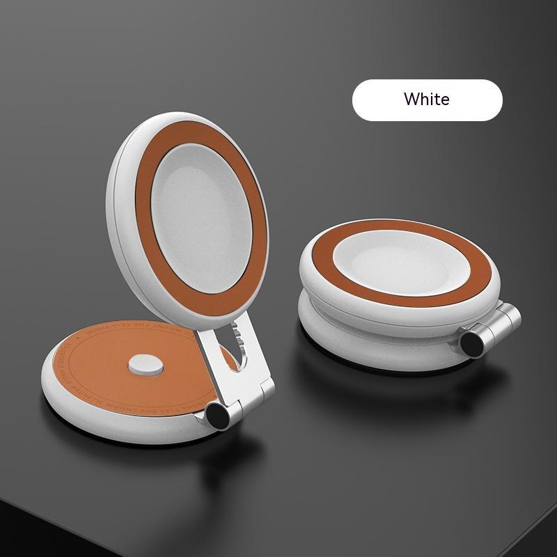 Magnetic Car Phone Holder – Premium Vent Mount with Fast Charge (White/Black)