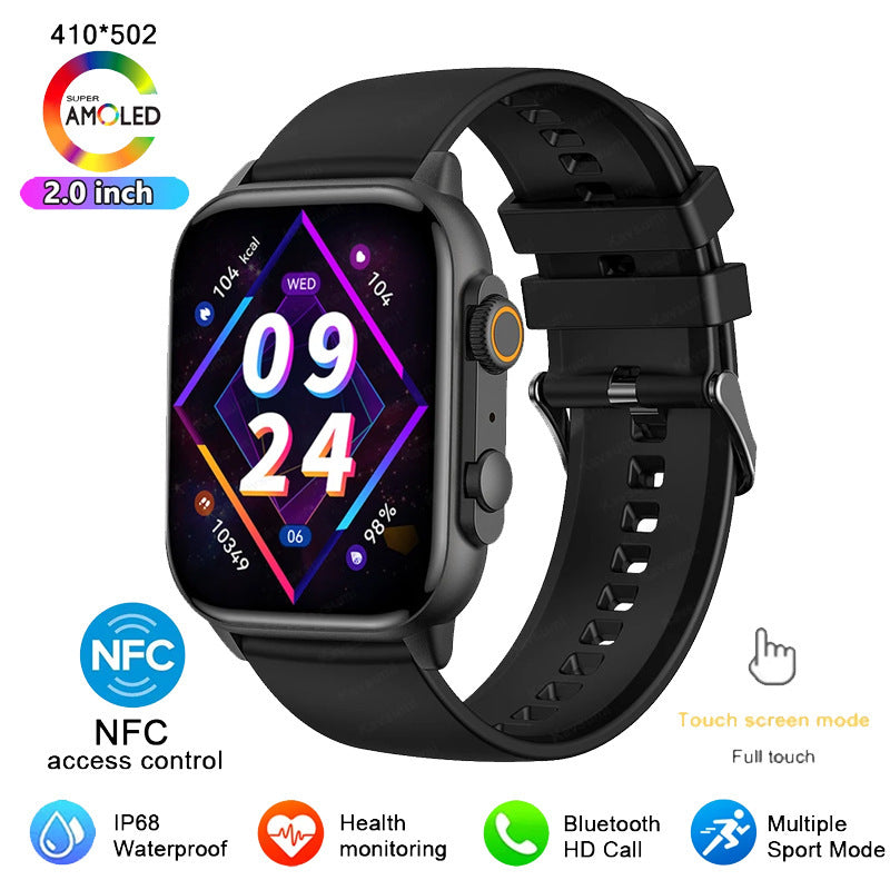 Multi-Function Bluetooth Smartwatch – Fitness Tracker & Call Capabilities